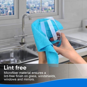 Chiffon de nettoyage en microfibre 80/20 pour lavage de voiture, articles de nettoyage en microfibre, chiffons épais en microfibre pour le nettoyage - Product Image 3