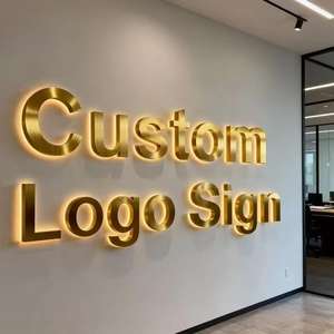 Letrero Luminoso con Letras 3D Personalizadas, Cortado con Láser, con Base Metálica Retroiluminada, Letrero Comercial con Letras Iluminadas LED para Exteriores - Product Image 6