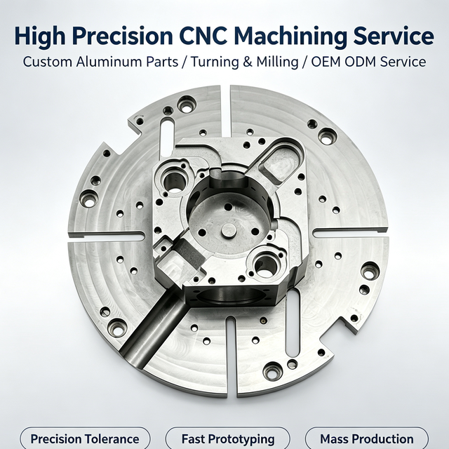Parts Manufacturing CNC Service, Machined Prototypes Custom Aluminum Plate, Custom High Precision Metal Component