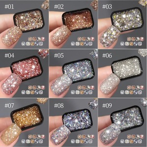 เจลทาเล็บแบบกากเพชร 9 สี รุ่น Starburst Galaxy Series 1 ชิ้น  แบบลอกออกได้ ใช้กับยูวีและแอลอีดี สำหรับตกแต่งเล็บ ทำเล็บเองที่บ้าน สไตล์ Y2K - Product Image 4