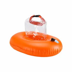 工厂最佳开放水上游泳拖车浮标防水游泳浮标包
