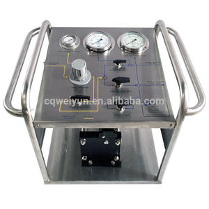 Tragbarer pneumatischer Hochdruckventil-Prüfstand Wasserstoff-Gas-Drucker höhungs pumpe - Product Image 4