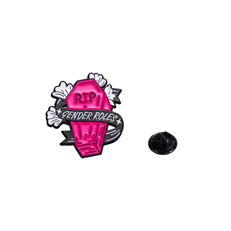Cz0549-2  RIP GENDER ROLES coffin