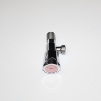 Vanne d'angle en acier inoxydable de conception populaire raccord de salle de bain filetage mâle accessoires de robinet de vanne d'angle