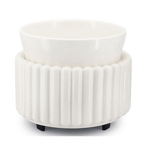 Lilin listrik melelehkan aroma lampu malam 3 in 1 keramik lilin Tart Burner dengan fungsi Timer UK US Plug - Product Image 4