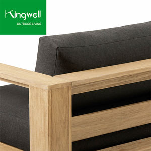 Ensembles de canapés d'extérieur en <span class=keywords><strong>teck</strong></span> pour patio, jardin, cour, salle à manger, hôtel, design moderne, mobilier d'extérieur 2025 - Product Image 5