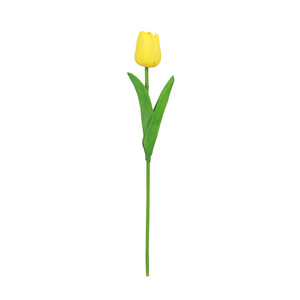 Fleurs artificielles haut de gamme en forme de tulipe, exclusivité transfrontalière, pour la maison, l'hôtel, les mariages, accessoires de photographie, sensation de toucher réaliste et forme naturelle - Product Image 5