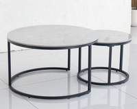 Table basse scandinave minimaliste de qualité supérieure avec un design moderne pour la maison et l'usage domestique