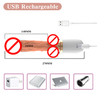 Jouets pour adultes, vibrateur à mouvements de poussée avec télescope, 10 vibrations, 3 modes, rechargeable par USB, étanche, silicone réaliste, consoladores