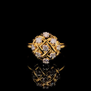 18K Sterling Silver Non Réglable S925 Anneaux Haute Qualité Personnalisé Style Créatif Bijoux Diamant pour la Fête - Product Image 4