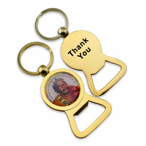 <span class=keywords><strong>Porte</strong></span>-clés décapsuleur en métal personnalisable avec logo gravé, design original - Product Image 3