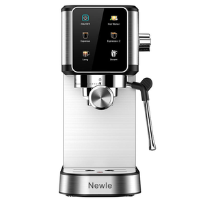 Machine à café Newle, machine à café numérique professionnelle, machine à <span class=keywords><strong>expresso</strong></span> <span class=keywords><strong>avec</strong></span> moulin à café 20 bars, <span class=keywords><strong>filtre</strong></span> à café italien de 52 mm - Product Image 4