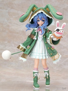 Figurine Anime Sexy 18CM DATE A LIVE Himekawa Yoshino avec Cape à Capuche et Oreilles de Lapin Vertes, Modèle de Poupée, Jouet, Cadeau, Collection PVC - Product Image 3