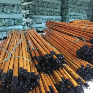 <b>WOODEN</b> BROOM <b>STICK</b> DIAMETER 2.2CM <b>WOODEN</b> PVC FILM COATED <b>WOODEN</b> <b>STICK</b> - Product Image 1