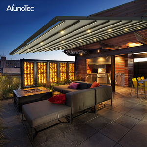 Ngoài Trời Không Thấm Nước Hồ Bơi Cơ Giới Bãi Đậu Xe Có Thể Thu Vào Gazebo Ban Công Thông Minh Patio Pergola Mái Hiên - Product Image 3