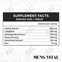 Tablet Effervescent Gokhru Ekstrak Berkualitas Tinggi untuk Metabolisme Energi Vitalitas Pria dengan Label Khusus