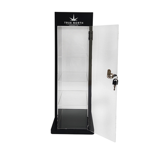 Moderne Vitrine Acryl vitrine mit Schloss-Rechteckige Verriegelung Vitrine aus klarem Acryl - Product Image 5