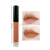 Gloss à lèvres mat velouté 24 couleurs de marque propre, longue durée, imperméable, gloss à lèvres liquide minéral avec une sensation légère, végan, logo personnalisé