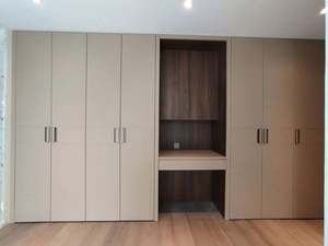 Armoire de rangement moderne pour chambre à coucher de maison vestiaire sectionnel avec armoire latérale armoire en bois - Product Image 5