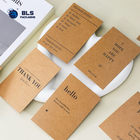 Notes de remerciement personnalisées en carton élégant et minimaliste, impression sur mesure, prix d'usine, pour les boutiques de savons et de bougies artisanaux