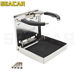 Porte-gobelet pliable en acier inoxydable Seacar 304, multifonctionnel, pour voiture et bateau - Product Image 3