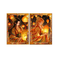 Vente en gros de cartes de collection de personnages d'anime BaiMu Culture, cartes de jeu de société