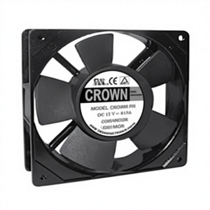 Ventilateur axial DC AC Crown 12038 SERVERT2 avec roulement à billes et pales en plastique pour un volume d'air supérieur - Personnalisable OEM/ODM - Product Image 1