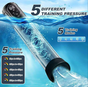 Bestseller Männlicher Prostata-<span class=keywords><strong>Massager</strong></span> 5 Trainingsstufen Druck-Penispumpe mit Penisring Erotikspielzeug Vakuumpumpe für Männer - Product Image 4