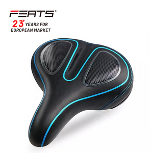 Ressort FERTS en cuir PU et mousse plastique avec gel sur les deux côtés marqués avec la <span class=keywords><strong>selle</strong></span> de vélo de ville à pois - Product Image 1