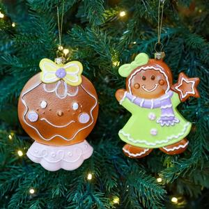 New Handmade PE Material Gingerbread Man Pendants Cartoon Style 3 Colors <b>Christmas</b> Tree <b>Decorations</b> Atmosphere Setting <b>Supplies</b> - Product Image 1