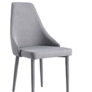 Contemporary Metal Dining <b>Chairs</b> Upholstered Mid Century Modern Armless Faux <b>Leather</b> Accent <b>Chairs</b> <b>for</b> Dining <b>Room</b> and Kitchen - Product Image 3