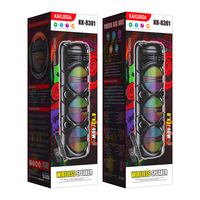 Kaku/kkusiga KK-8301 coloré corne lumière haut-parleur sans fil lampe à flamme haut-parleur sans fil Offre Spéciale grand haut-parleur professionnel