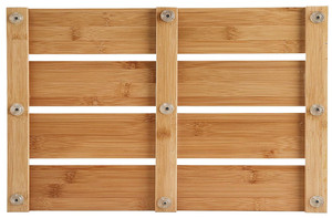Alfombrilla antideslizante de bambú para baño, alfombrilla impermeable para <span class=keywords><strong>suelo</strong></span>, alfombrilla de <span class=keywords><strong>ducha</strong></span> de <span class=keywords><strong>madera</strong></span> - Product Image 5