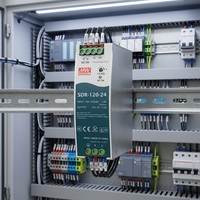 Alimentation à découpage MEAN WELL SDR-120 120W SDR-120-12/24/48V Haute Performance Sortie Unique 10A 5A 24V Industrielle Rail DIN