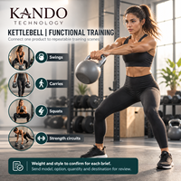 Kettlebell de compétition en acier moulé pour entraînement fonctionnel, HIIT, musculation, équipement de gym à domicile