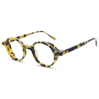 Nouvelle monture de lunettes d'été au design original, monture ronde personnalisée pour hommes et femmes 9666
