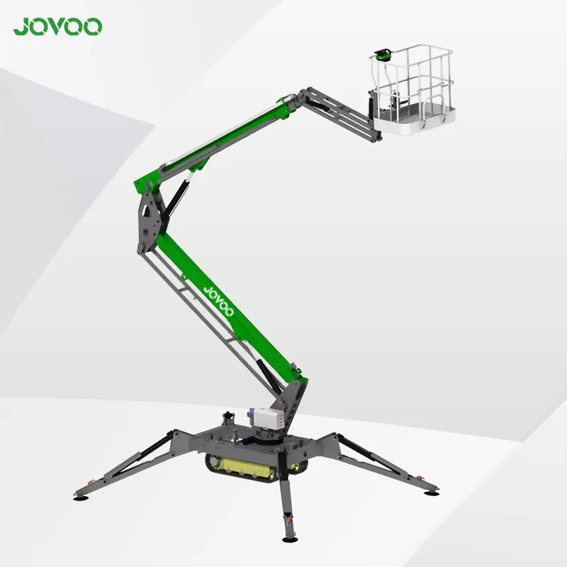 MORN 10m-16m spider spider boom lift قابل للجر مصعد عنكبوت مفصلي متتبع رفع للعمل الجوي