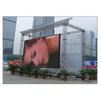 Écran LED extérieur personnalisé 3 x 4 m, affichage numérique HB, location de mur LED publicitaire pour concert, usine de Shenzhen