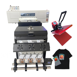 Nueva Máquina de Impresión Textil Digital para Camisetas, Impresora DTF con Película Termoadhesiva, Cabezales de Impresión Dobles 4720/I3200/XP600, Tinta de Pigmento, 70 cm - Product Image 1