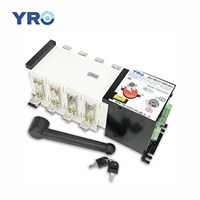 Commutateur de transfert automatique YRO ATS 4P 1000A, interrupteur double alimentation automatique, interrupteur manuel, interrupteur de verrouillage et de changement de phase, type PC