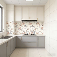 Carrelage Céramique Mat Effet Oiseau Antidérapant pour Cuisine et Salle de Bain, Modèle A0070, 1200x600mm & 300x600mm / 600x1200mm, Garantie 1 An