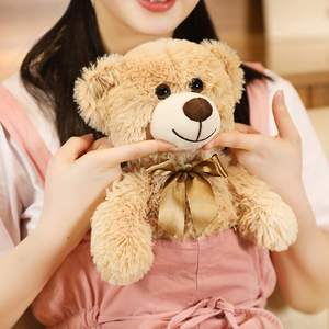 Boneka Beruang Teddy Plush Super Lembut Ukuran Kecil, Bahan PP Cotton Mesh, Dapat Disesuaikan (ODM), Unisex, untuk Ulang Tahun dan Pereda Stres - Product Image 4