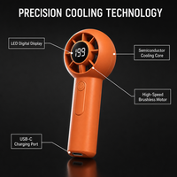 Ventilateur électrique portable sans pales à 3 vitesses, silencieux, rechargeable par USB, pour la maison, la voiture, l'extérieur, le camping-car et l'hôtel