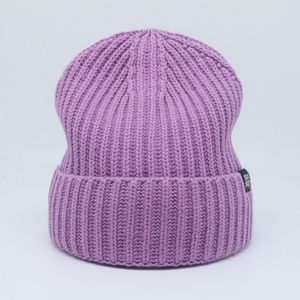 Gorro de punto 100% algodón personalizado al por mayor para hombre y mujer, gorro de esquí cálido y suave con puño acanalado, gorro de invierno holgado tipo calavera - Product Image 6