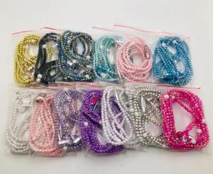 Pearl Necklace <strong>Headphone</strong> 3.5 Round Hole Wire-<strong>controlled</strong> <strong>Headphone</strong> Into the Ear Creative <strong>Headphone</strong> Girl, Accessories - Product Image 6