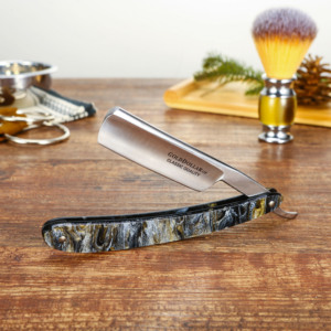 Vàng Đô La Carbon Thép Thẳng Dao Cạo Cho Nam Giới An Toàn Máy Cạo Râu Với Acrylic Xử Lý Khuôn Mặt Và Cơ Thể Tóc Cắt Cạo Phù Hợp Với - Product Image 3