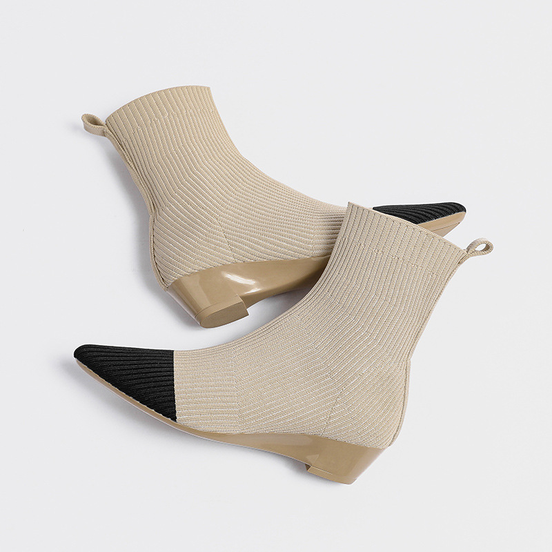 Beige & Black