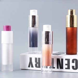 100/120ml bơm lại xoắn không có không khí chai 15ml 30ml rõ ràng mờ không có không khí chăm sóc da chai màu nâu mờ không có không khí chai 50ml - Product Image 2