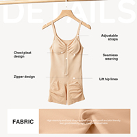 Body gainant invisible sans couture à fermeture éclair, effet ventre plat et rehaussement des fesses, pour femme, best-seller TikTok en gros