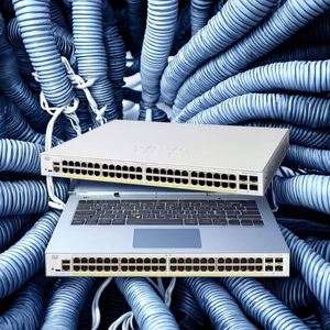 Commutateur réseau d'entreprise 100% original Cisco C1300-24P-4G 24x1G 4x1G SFP PoE+195W - Product Image 1